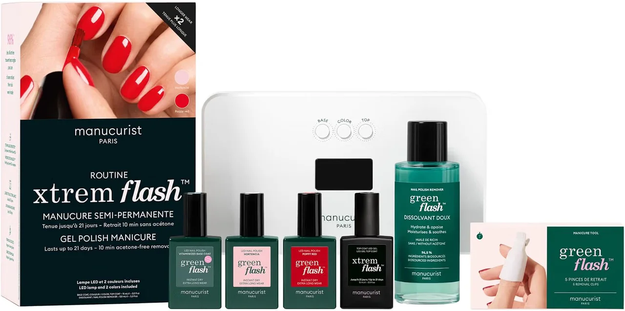 Kit manucure Green Flash Manucurist