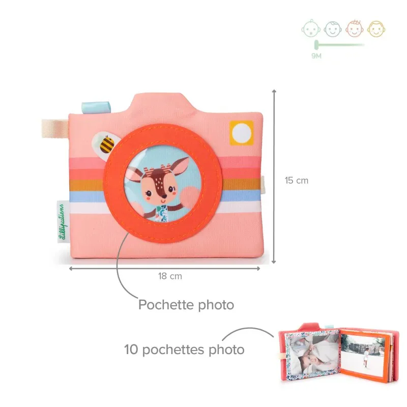 Lilliputiens, album photo bébé en tissu