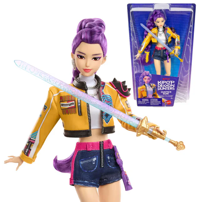 Mattel KPop Demon Hunters, poupée Rumi