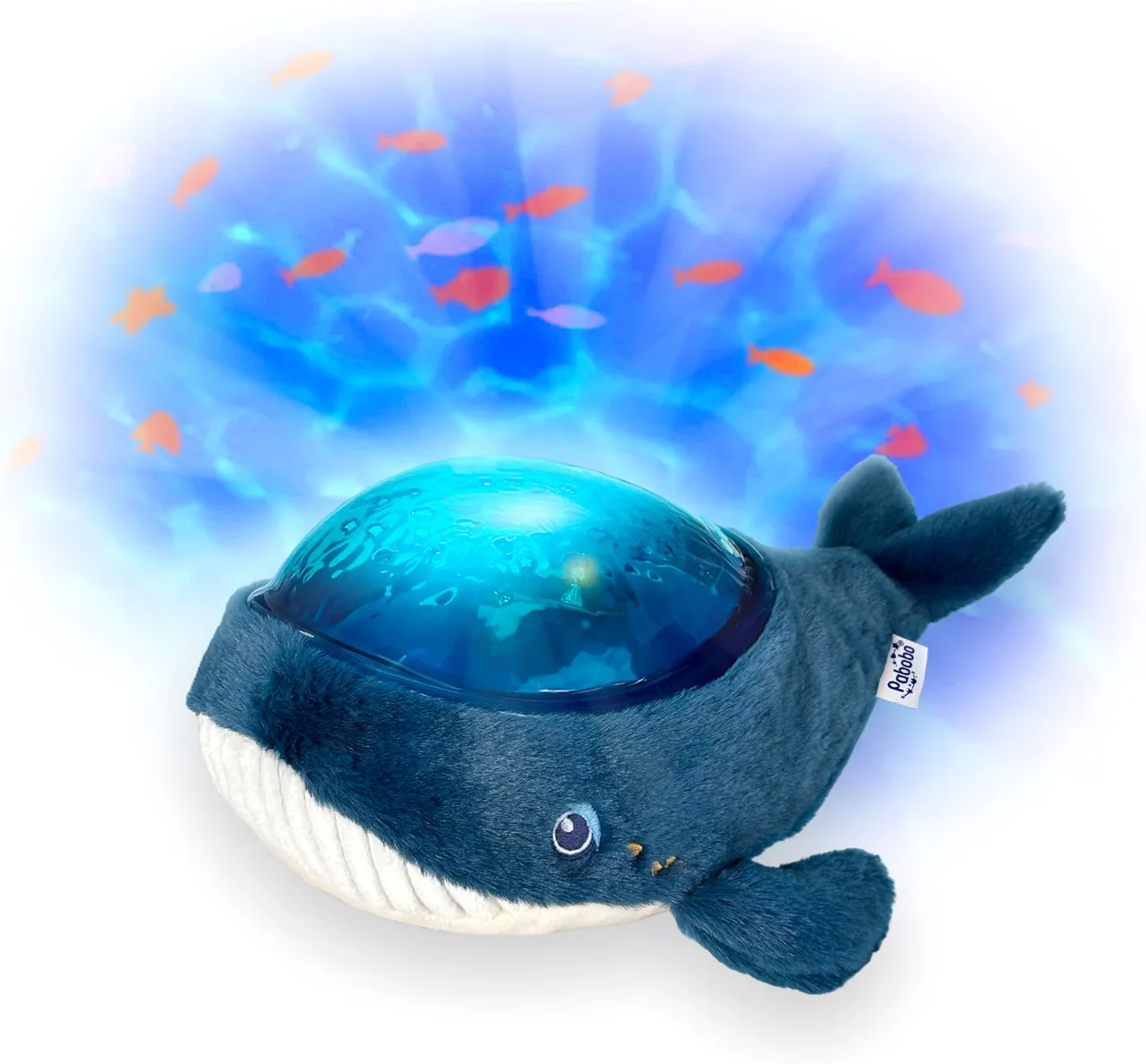 Veilleuse baleine avec projections et berceuses